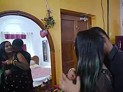 desi bhabhi sudipa seduces devar with curvy body while hubby away, screaming passion