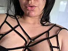 colombian beauty wakes up horny for delicious morning handjob and tight pussy play