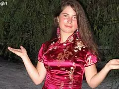 creamy pussy beauty squirts hard from vibrator play!