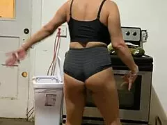 are you dying to see anna maria the mature sexy dominican latina milf in black part 3?