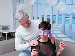 whoa milf's birthday turns into surprise gangbang orgy 🎉🍆💦 crazy!!