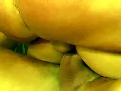 oh man threesome with this sexy brunette anal milf in stockings heels and fishnets 🔥🍑 her gaping ass takes it all