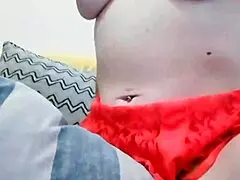 Horny slut humps pillow then fingers fists and squirts wildly 💦🔥