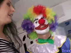 i ride that clown cock in my british stockings