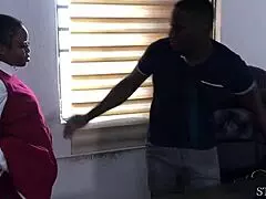 Naughty teen eke bends over for master's big cock pounding close up!