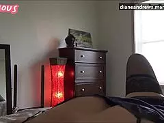 diane andrews covers me in satin pov with dirty talk handjob cumshot facial big natural tits milf fetish