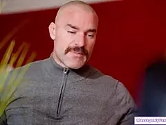 i had no clue what nuru massage meant until this busty latina wife oiled us up