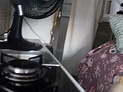 Granny Gets Bent Over Fucked by Big Black Cock in Trailer BTS