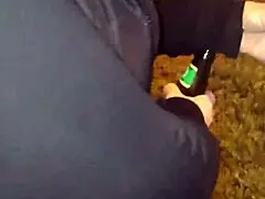 met this horny milf at party and she sucks my dick wild