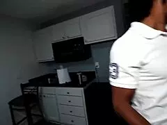 Big Tits Blonde Milf Swallows Muscular Delivery Driver's Huge BBC Cumshot