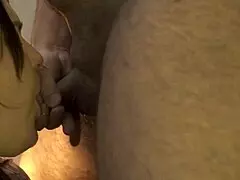 Curvy Fat Russian MILF Pegs Naked Guy with Strapon in Femdom Domination then Cumkiss