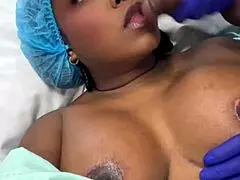 Think your doctor's packing heat? This horny one fucks patient pussy doggystyle in hospital