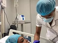 Think your doctor's packing heat? This horny one fucks patient pussy doggystyle in hospital