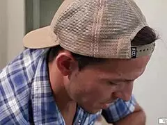 Suck my shemale cock after finding my panties, busty tgirl demands