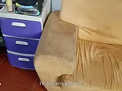 Discover how stepbrother claims his slutty new girlfriend's massive ass right on first sight - part 1