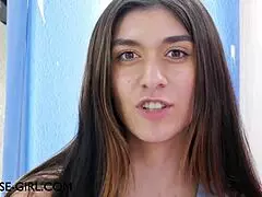 College Brunette Spills Details on Her First Wild Sexual Encounter Teasingly