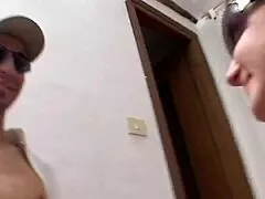 gianna's masturbating and her milf friend can't resist licking that young pussy... oh man