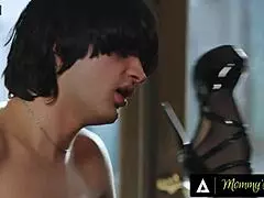 Stacked Stepmom Syren de Mer Turns Horny Bimbo and Drills Annoyed Stepson in Every Position!