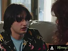 Stacked Stepmom Syren de Mer Turns Horny Bimbo and Drills Annoyed Stepson in Every Position!