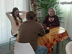 Hot Natural Blonde Breezy Bri Teases with Handjob Before Riding Holiday Dick Bent Over BTS