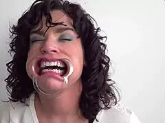 Gag on this covid test, dumb karen!