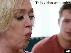 mature stepmom dee williams caught watching anal porn by stepson 😈🍑