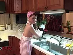 asian housewife sucks hard then rides pov in steamy jav session