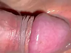 amateur asian wife shows pink shaved pussy 269 days post virginity loss close up