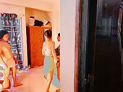 Desi indian threesome ffm skinny petite tight pussy fisting face fucking missionary bent over quickie