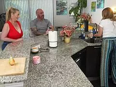 stepsister begs stepbrother's monster cock deepthroat blowjob huge natural tits taboo roleplay