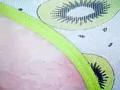 damn, this chubby redhead milf takes sloppy big black cock in panties aside