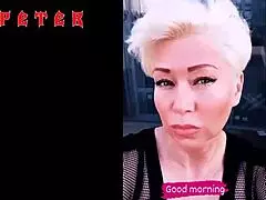 The stunning mature blonde housewife screams through dildo orgasms on cam