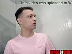 stepmom blonde milf begs fat old-young guy to join shower for taboo natural tits blowjob.