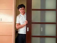 Shy teacher in lingerie rips clothes for good student quickie pussy lick and cum swallow roleplay