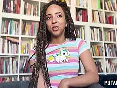 gorgeous mulata luna blackx drains torbe's load after putalocura's steamy interview