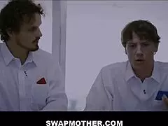 wanna see big tits tattooed stepmoms tricia oaks and lily lane swap sons' cocks?