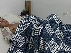 hey stepsis i caught you fingering in bed join me under sheets