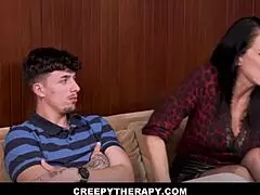 reagan foxx milf therapist fulfills stepmom fantasy with big cock client