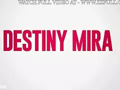 roommate destiny craves your hand fingering her wet ebony pussy before your thick cock stretches her tight hole mira brazzers