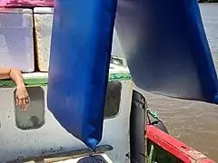 Hubby watches as studs fuck us hard on the boat??