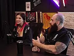 insane deepthroat action from qween and iron biker hottest sensual cast moments part 9 on sheer red