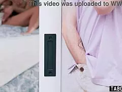 whoa, huge boobs stepmom rachael cavalli caught stroking by sneaky stepson!!