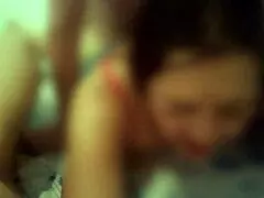 greedy colombian cousin gets doggy creampie all year in medellin for new years