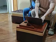 La esposa de mi hermano mi cuñada hermosa gets fucked NTR style