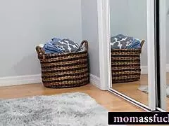 You won't believe how this gorgeous bimbo milf turns her stepson into her anal toy