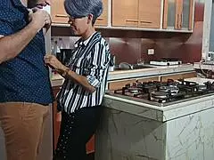 I Cheated on Hubby with His Best Friend in Spanish - Kitchen Creampie Moans