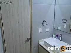 stepmom strokes stepson by sleeping husband then offers tight ass