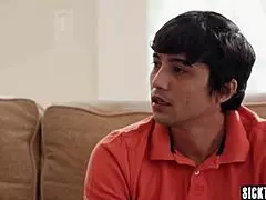 Big Tits MILF Stepmom Pristine Edge Fucks Stepsons Cock After Sloppy Blowjob