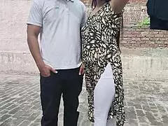 LOVELY COUPLE Loses Control FUCKING Hard on Outdoor Terrace Rooftop!