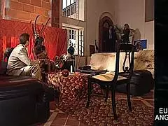 Hot French Babes Laure Sinclair Matalana Lisa Ann Take Ebony Double Penetration!